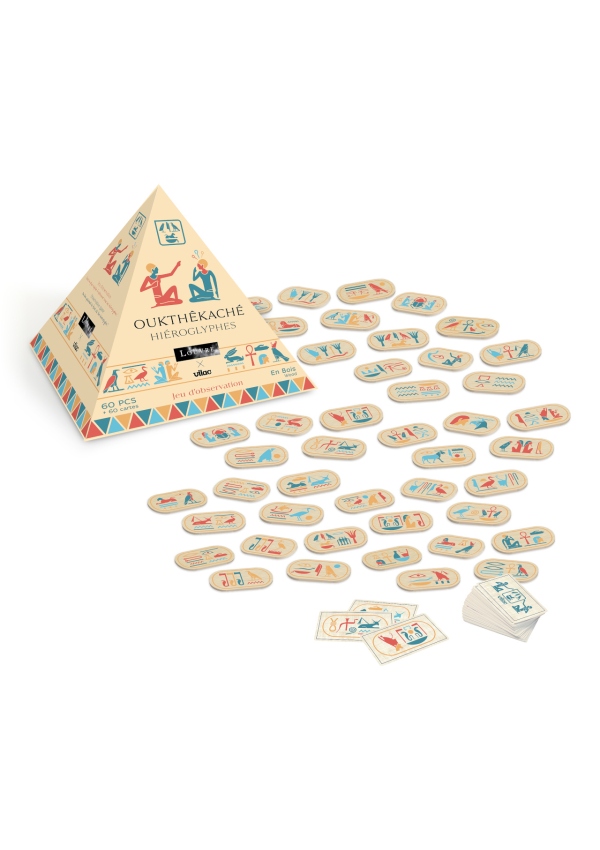 Vilac Pexeso Oukthekaché s hieroglyfy
