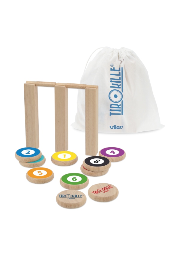 Vilac TirOkille Hra dovednosti a strategie 4 v 1