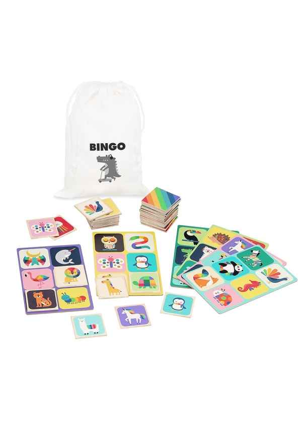 Levně Vilac Dřevěné bingo duhová zvířata