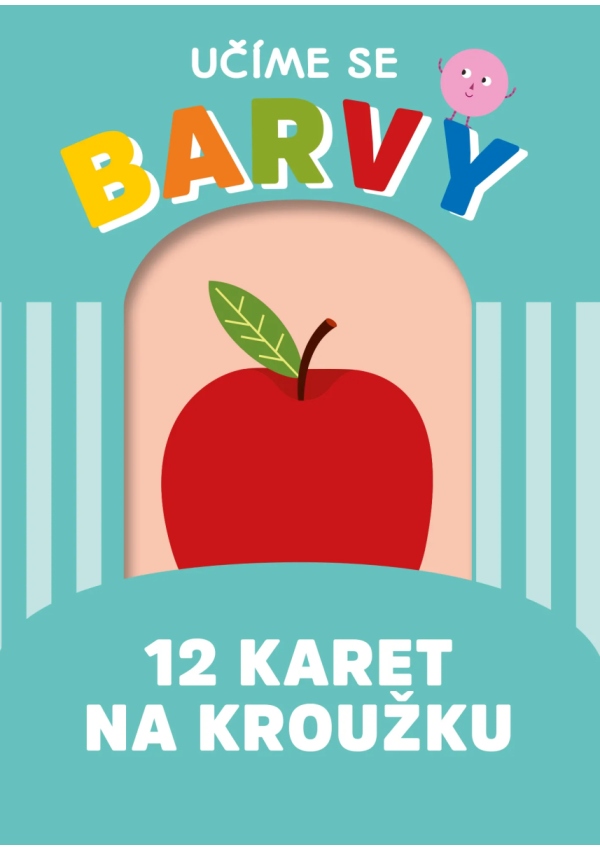 Učíme se barvy - 12 karet na kroužku