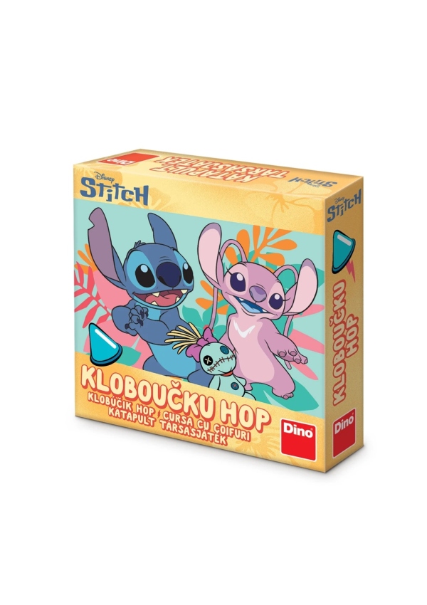 Dino Dětská hra Kloboučku hop Stitch a Angel