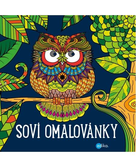 Levně Soví omalovánky