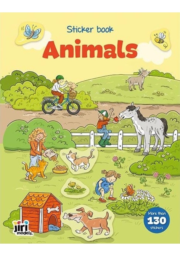 Levně Sticker book Animals