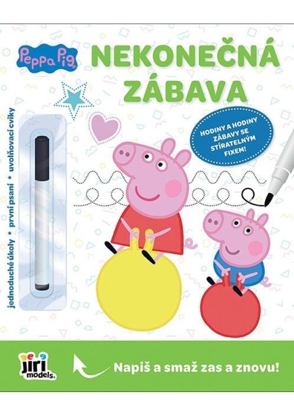 Levně Nekonečná zábava Prasátko Peppa - Napiš a smaž zas a znovu!
