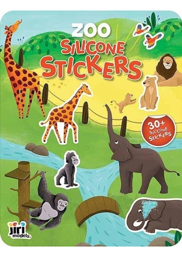 Levně ZOO - Hra se silikonovými samolepkami
