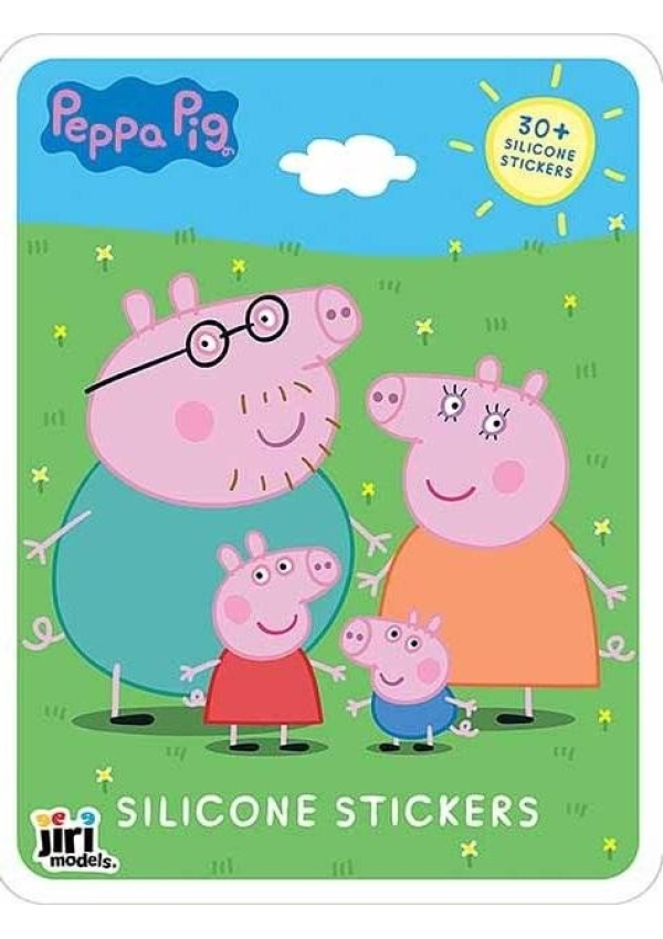 Prasátko Peppa - Hra se silikonovými samolepkami