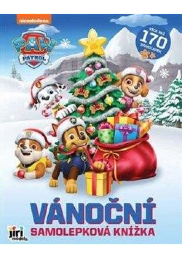 Levně Tlapková Patrola - Vánoční samolepková knížka
