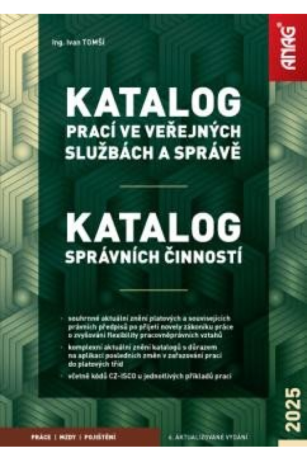 Levně Katalog prací ve veřejných službách a správě / Katalog správních činností 2025