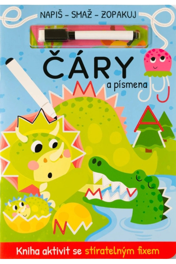 Napiš, smaž, zopakuj Čáry a písmena