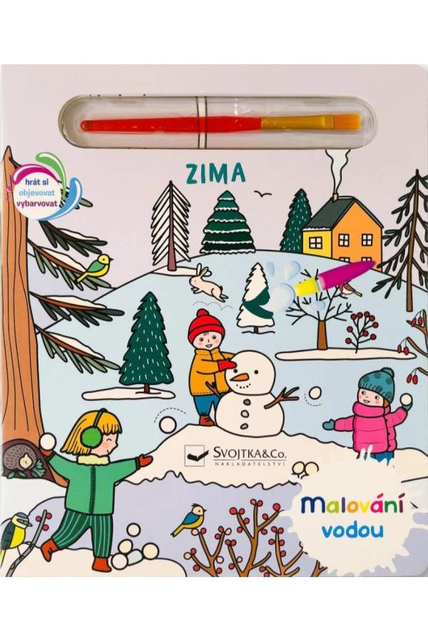 Levně Malování vodou Zima