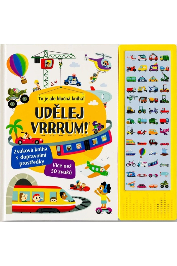 Udělej VRRRUM! Zvuková kniha s dopravními prostředky