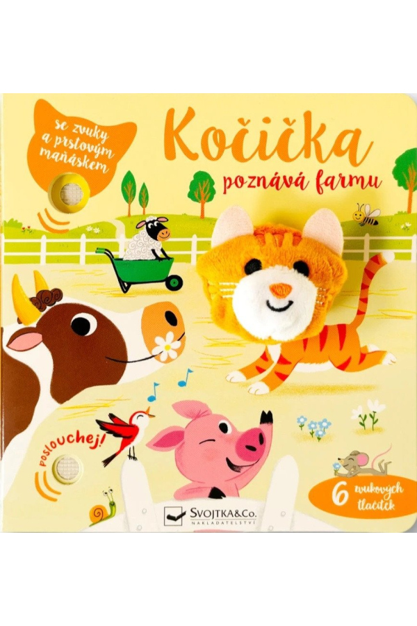 Levně Kočička poznává farmu - se zvuky a prstovým maňáskem