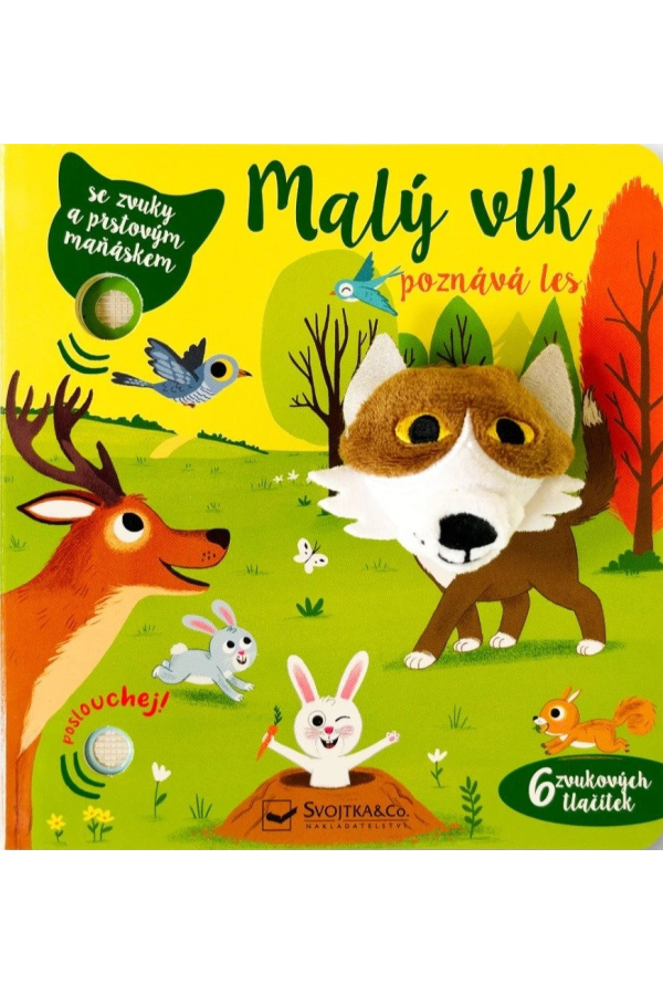 Levně Malý vlk poznává les - se zvuky a prstovým maňáskem