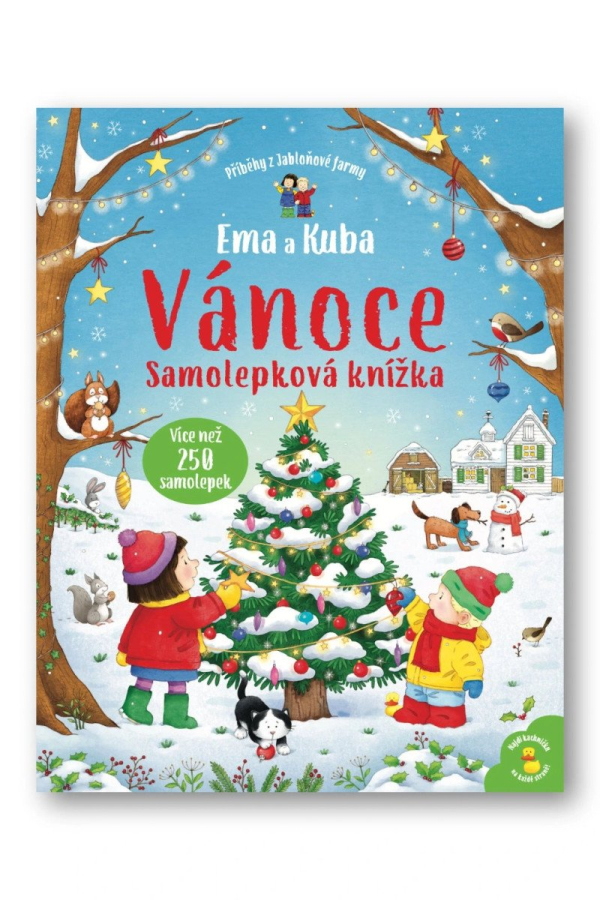 Ema a Kuba Vánoce - Samolepková knížka
