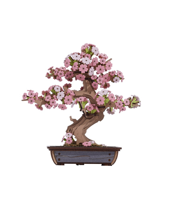 RoboTime 3D dřevěná skládačka Bonsaj sakura