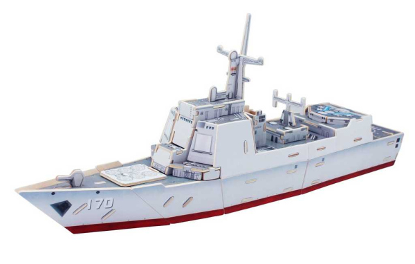 Levně RoboTime Dřevěná skládačka útočná loď Destroyer