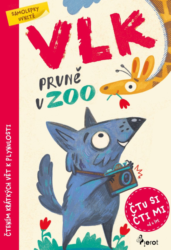 Levně Vlk prvně v ZOO - Čti si, čti mi se samolepkami!