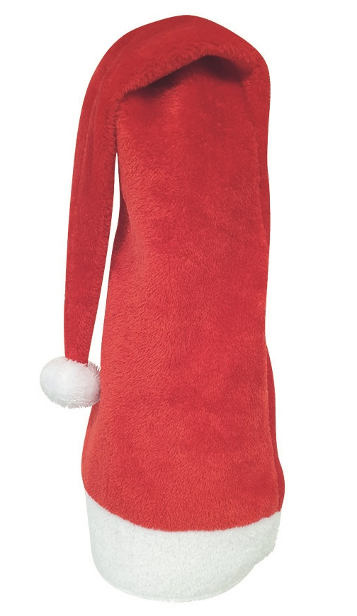 Levně Santovská čepice o délce 90 cm, obvod 60 cm, červená