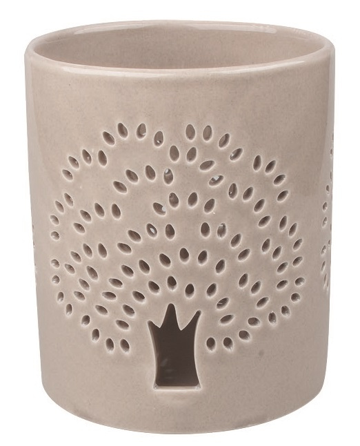 Levně Svícen strom porcelánový 10,5 x 12,5 x 10,5 cm