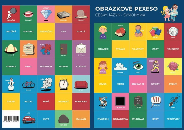 Levně Pexeso: ČJ - Synonyma