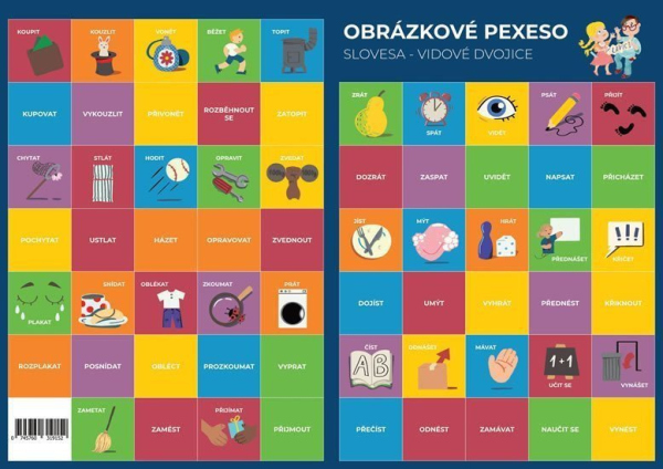 Levně Pexeso: ČJ - Vidové dvojice