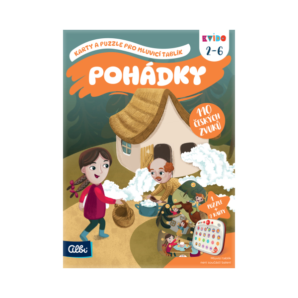 Kvído - Karty a puzzle pro mluvicí tablík: Pohádky