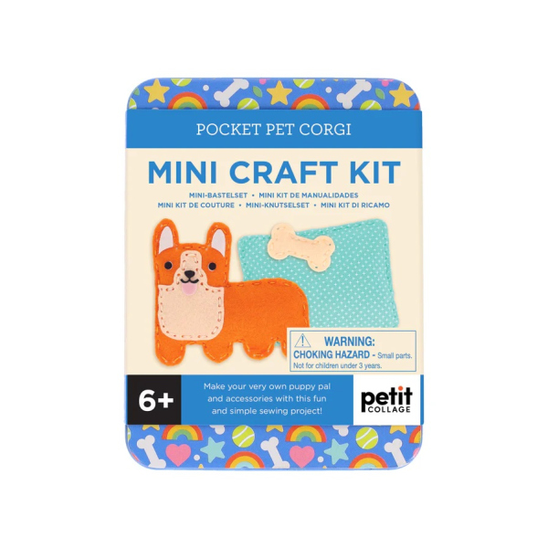 Levně Petit Collage Mini sada na šití Corgi