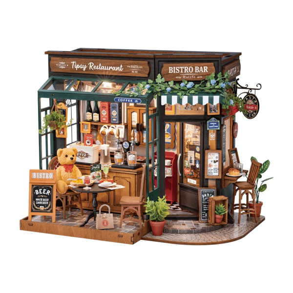 Levně RoboTime Miniatura domečku Útulná restaurace