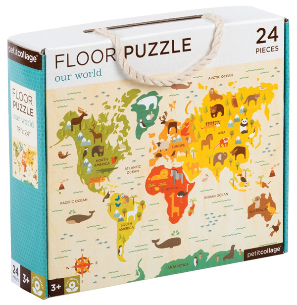 Levně Petit Collage Podlahové puzzle náš svět
