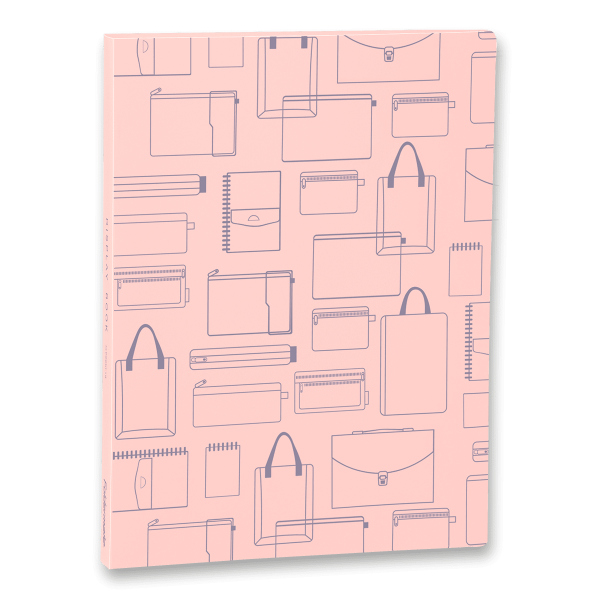 Katalogová kniha Foldermate Vintage A4, 30 folií - růžová