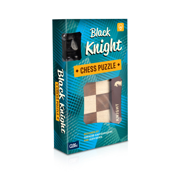 Levně Chess puzzle - Black Knight