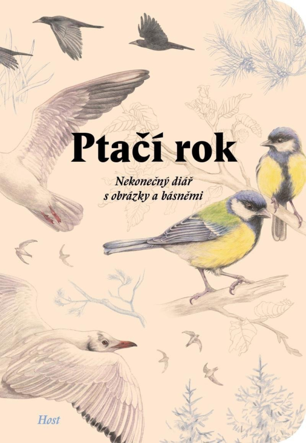 Levně Ptačí rok - Nekonečný diář s obrázky a básněmi