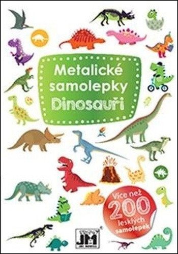 Levně Metalické samolepky Dinosauři