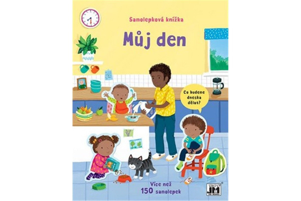 Levně Samolepková knížka Můj den