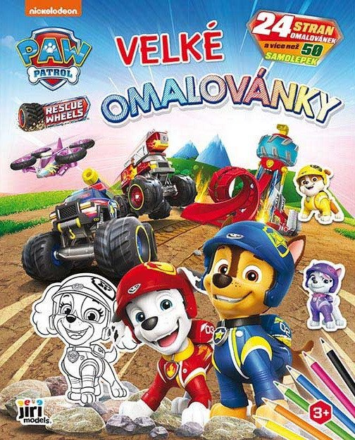 Levně Tlapková patrola - Velké omalovánky