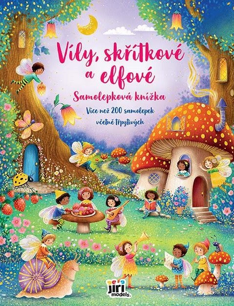Levně Velká samolepková knížka Víly, skřítkové a elfové