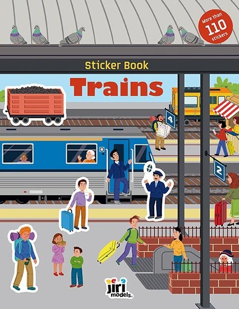 Levně Sticker book Trains