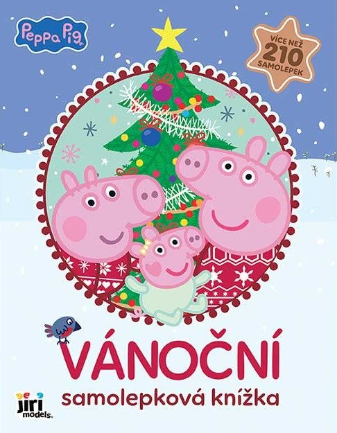 Levně Prasátko Peppa - Vánoční samolepková knížka