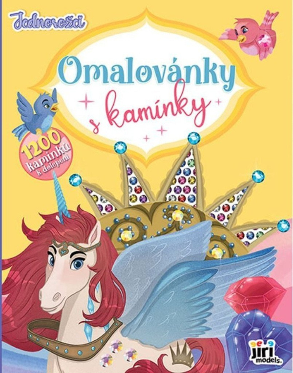 Levně Jednorožci - Omalovánky s kamínky