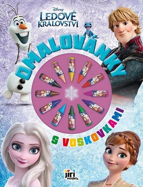 Levně Ledové království - Omalovánky s voskovkami