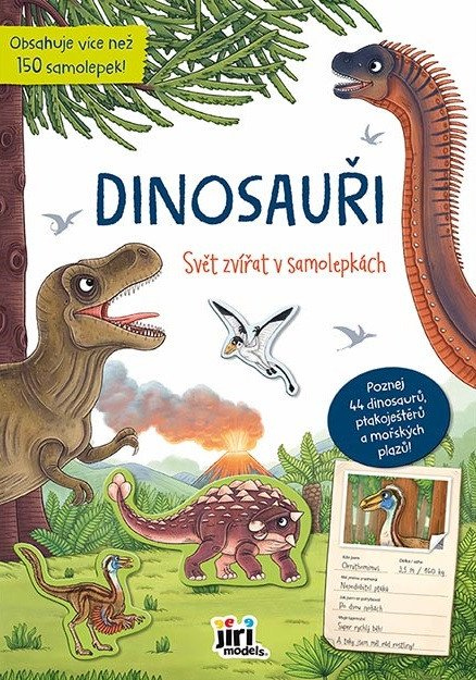 Levně Svět zvířat v samolepkách Dinosauři