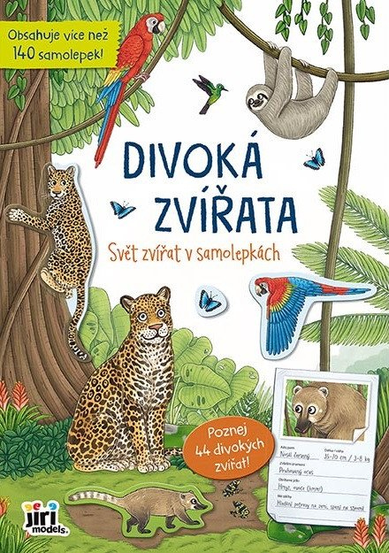 Levně Svět zvířat v samolepkách Divoká zvířata