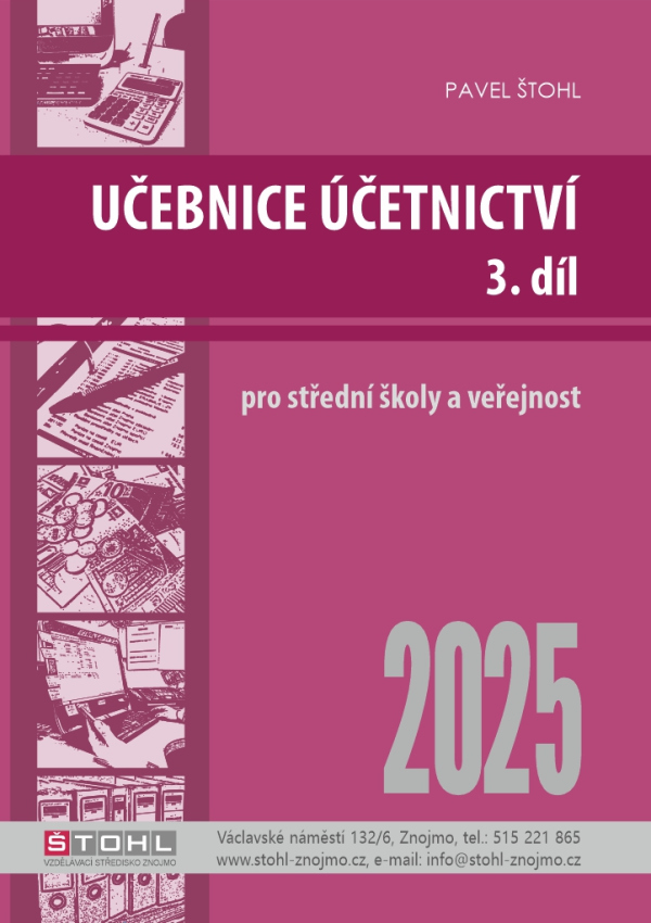 Učebnice Účetnictví 2025 - 3. díl