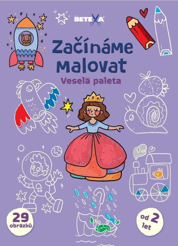 Levně Začínáme malovat - Veselá paleta