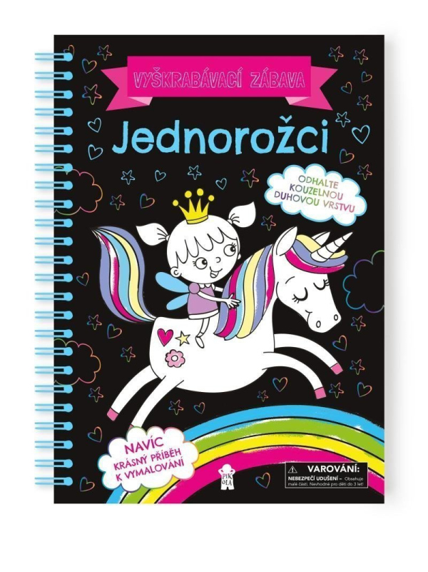 Levně Vyškrabávací zábava: Jednorožci