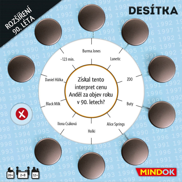 Desítka: 90. léta (rozšíření)