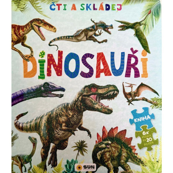 Levně Čti a skládej Dinosauři