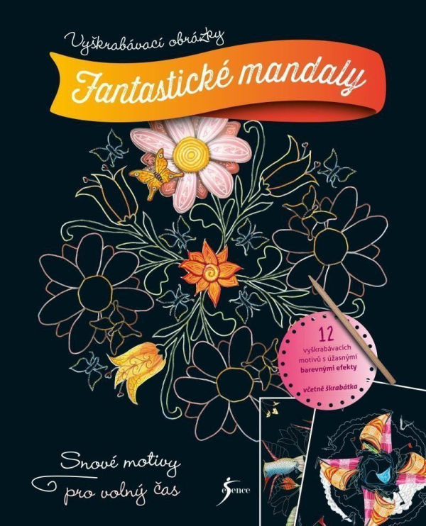 Levně Vyškrabávací obrázky: Fantastické mandaly