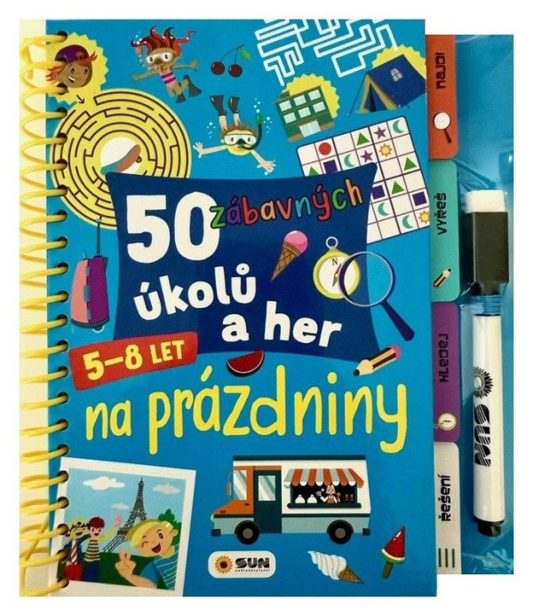 Levně 50 zábavných úkolů a her Na prázdniny 5-8 let