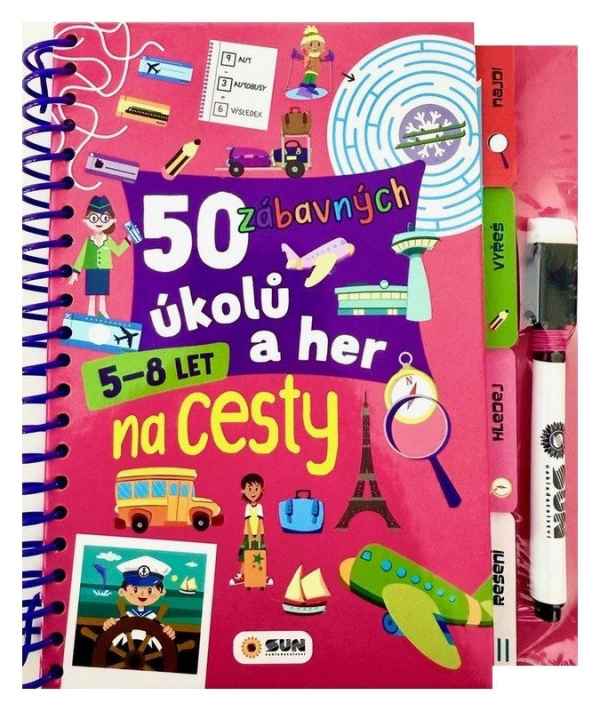 Levně 50 zábavných úkolů a her Na cesty 5-8 let